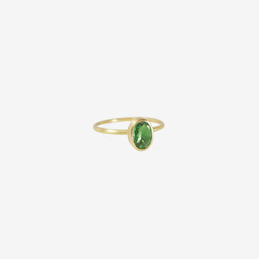 Gabriella Kiss Pale Blue Emerald Cut Sapphire Ring | Quadrum Gallery